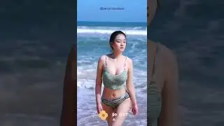 Feeling good on the beach | Beautiful Bikini Girl | 