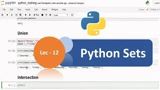 Python Tutorial - 12 | Sets in Python | Python Tutorial for Beginners | Learn Python Programming
