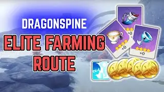 Dragonspine Elite Farming Route  - Genshin Impact