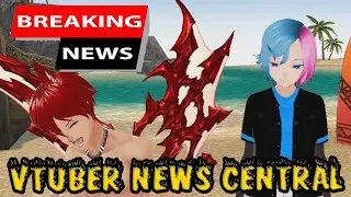 VTuber News Skit + Bloopers! Vtuber clips with Virtual YouTubers SpikeyMuscle and Trilluna 4k 60fps