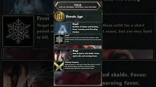 Thor and his Minor Gods in Age of Mythology