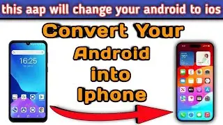 How to convert any android phone into iphone | Tech n Tech