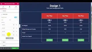 How to Easily add Comparison Table in Elementor- Flexi Addons