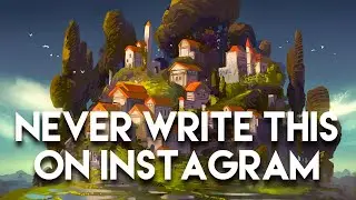 Never Write This on Instagram [posting art on social media]