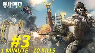 10 KILLS IN 1 MINUTE - Call of Duty Mobile Gameplay #3 (Frontline)