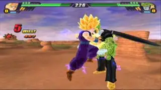 Dragonball Z BT3 on PCSX2 ( Gohan ssj2 Vs. Perfect Cell )