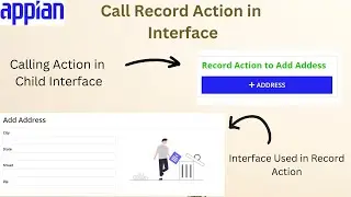 Configure Record Action in Interface | Call Record Action from Parent to Child UI | Appian Tutorial