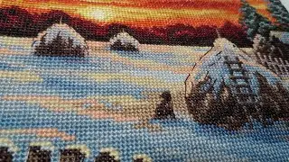 🧵Финиш "Зимние сумерки" от PANNA + старт, и продвижения по другим процессам.