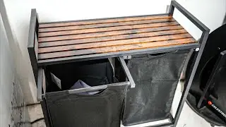 Open up more room in your Laundry area - Easy hamper combo