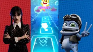 Wednesday VS Crazy frog Dancing animation