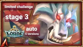 Lords mobile Grim Wolf 3/6 limited challenge - Bloodlust