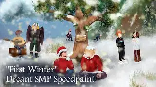 First Winter || Dream SMP Speedpaint