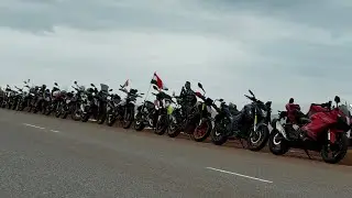 My 1st ever ride with team black fox Manglore on Independence Day. …. Really enjoyed my self …