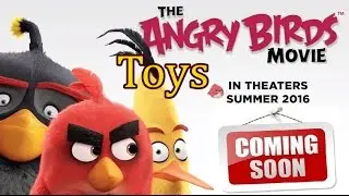 Angry Birds Movie 2016 Toys. Filme Angry Birds 2016, brinquedos.