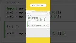 Creating 3-D array in Numpy | Python Numpy | Data science