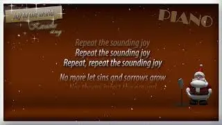 karaoke Noel! joy to the world! PIANO! NO VOICE!