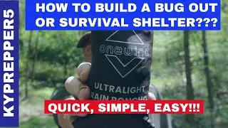 How to Build 3 Different Bug Out Shelters!!!