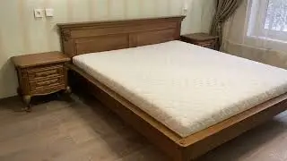 Кровать из массива дуба