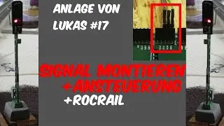 install signals and switch digital with the DCC decoder on the model railway + control with Rocrail