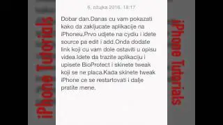 BioProtect (Kako zakljucati neku aplikaciju na iPhone)