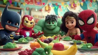 The Healthy Heroes Song 🦸🥦 | Eat Your Fruits & Veggies! | Healthy Habits for Kids
