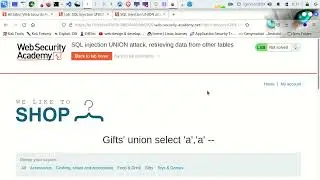 LAB 05:SQL injection UNION attack, retrieving data from other tables