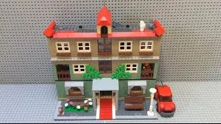 Самоделка: Лего квартирный дом / MOC:  Lego apartment house