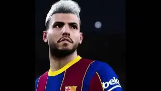 PES 2021 Messi Agüero Barcelona Celebration