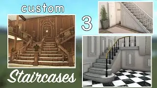 3 Custom STAIRCASE Designs!! | Bloxburg