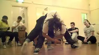 Prof. Guaxini (Angoleiros do Mar) and Jamaicano (East London Capoeira)
