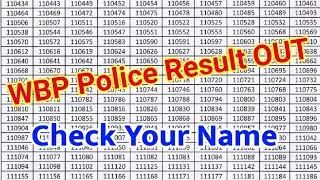 wbp constable result 2021|wbp preliminary results 2021|wbp constable cut off 2021|wbp constable news