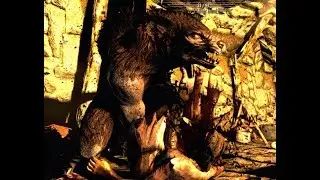 New Adventures in Skyrim - Glamek Ep2.  A Werewolf in Skyrim. EVERYONE. HATES. FALMER.