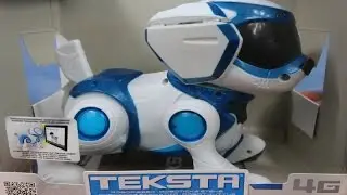 Interactive Robotic Puppy Teksta 4G with Bone & Ball