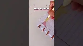 ideias de notas para você decorar o seu caderno ✨