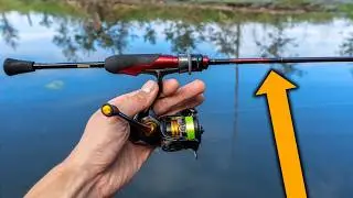 SUPER ULTRALIGHT Fishing With The DAIWA GEKKA Rod!