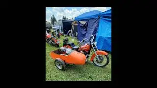 Bikers having fun at the 2021 Easyrider Redo in Fowlerville, MI