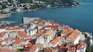 Пролет над исторической частью Дубровника