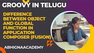 6. Difference between Object and Global function in application composer ( Fusion)