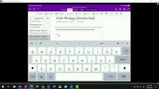 How to create an audio file in a Class Notebook assignment on an iPad