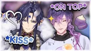 Uki Did Skincare for Altus While Straddling Him 【