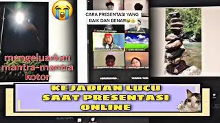 Ketika Teman Kampus Sedang Presentasi Online Bikin Ketawa 😂
