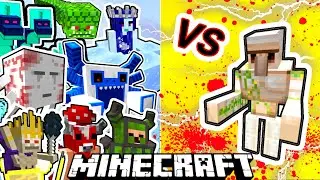 Mutant Iron Golem Vs. Twilight Forest Monsters in Minecraft