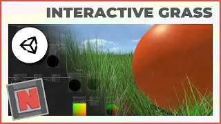 Trampled Grass! Add Simple Interaction to Unity URP Shader Graph Grass ✔️ 2020.3 | Game Dev Tutorial