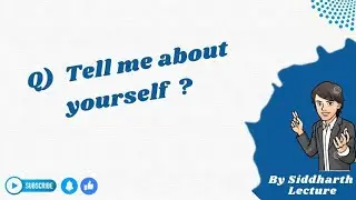 Tell me about yourself | Interview Questions | Siddharth Lecture       @siddharth_lecture