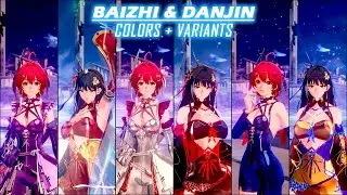 Baizhi & Danjin - From TOF (Colors + Variants) Mod Showcase - Woju Mod - Wuthering Waves 1.4 Mod