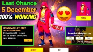 Money Heist Bundle Redeem Code |  december redeem code free fire | ff redeem code today  december