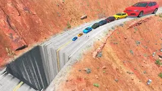 Cars vs Square Pit – BeamNG.Drive