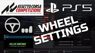 Assetto Corsa Competizione - PS5 Wheel Settings - FFB and Button Mapping