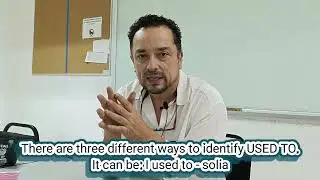 "3 Used To" as Solía, me es Familiar y me puedo Adaptar