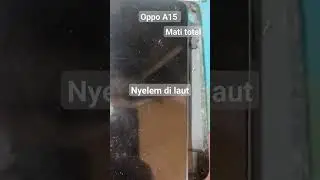 Oppo a15 mati total jatuh di air laut #shortsvideo #hp #oppo #shorts